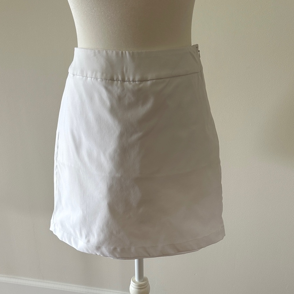 Nike White Athletic Mini Skirt